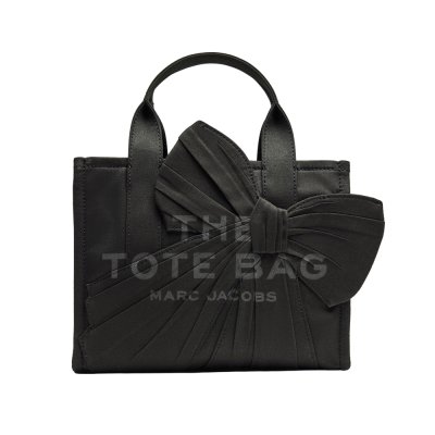 THE OVERSIZED BOW DETAILED SMALL TOTE BAG
